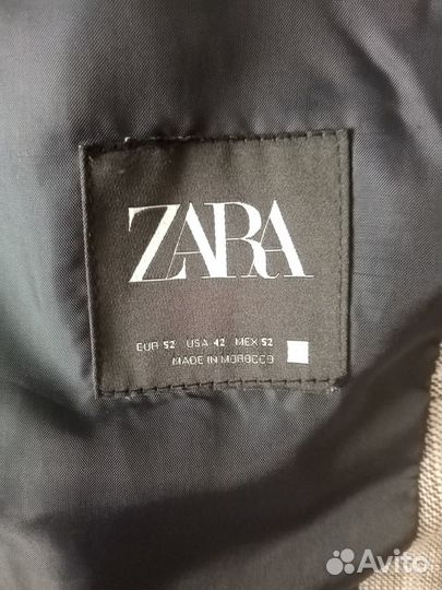 Zara костюм мужской двойка 52