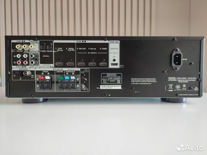 Ресивер Denon AVR-X550BT