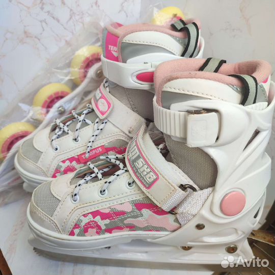 Коньки роликовые и для фигурного катания детские