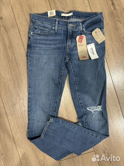 Джинсы Levis 711 27 30 Новые Оригинал