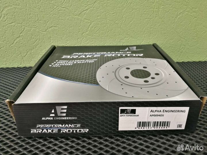 Усиленный тормозной диск Grand Cherokee WK2 Задний