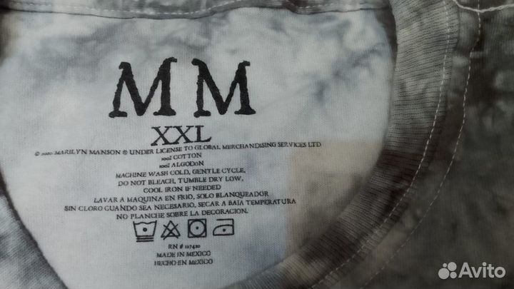 Футболка Marilyn Manson Portrait Rock Band Tee