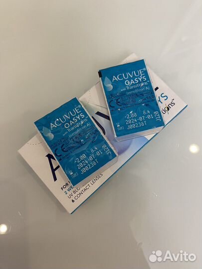 Линзы acuvue oasys transitions