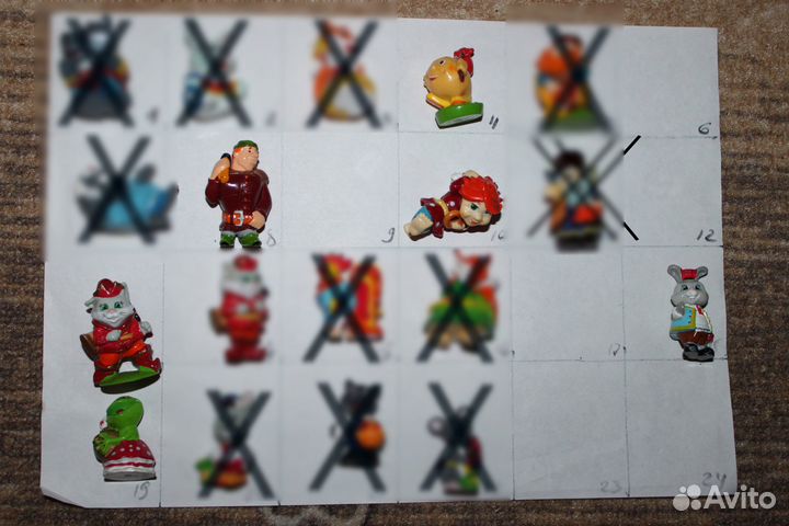 Игрушки из шоколадных яиц, часть 4