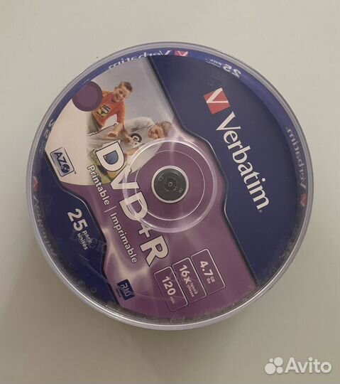Диски DVD-R Verbatim Printable