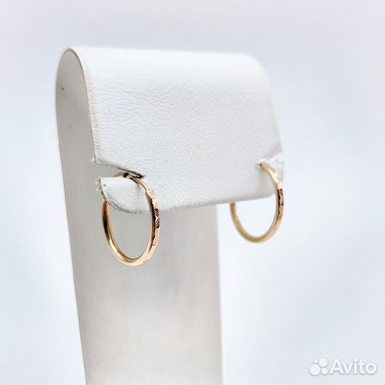 Серьги золотые