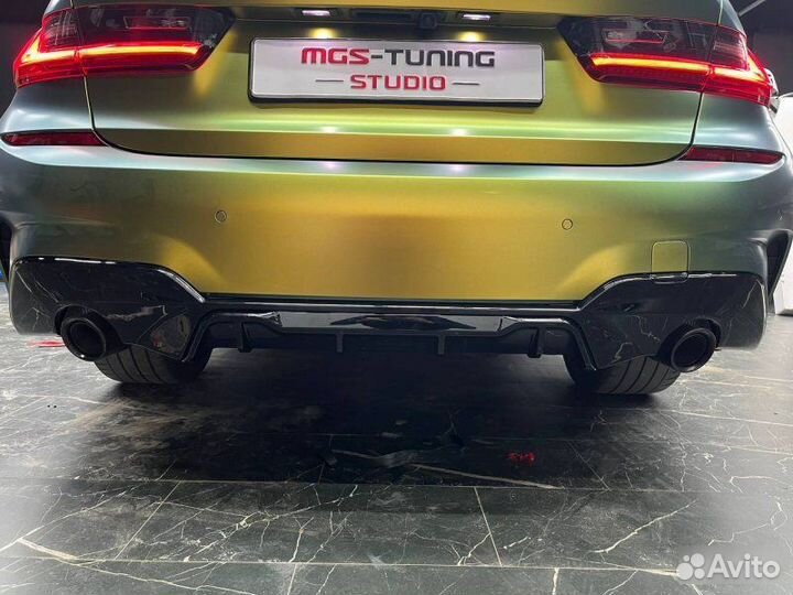 Диффузор стиль M-Performance Competition BMW 3 G20