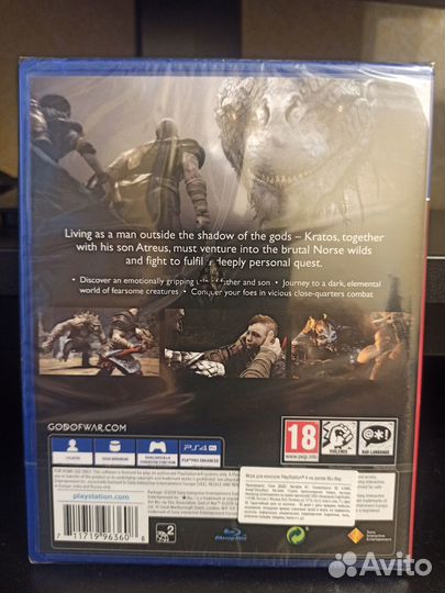 Игра для PS4 Sony God of War (Хиты PlayStation)