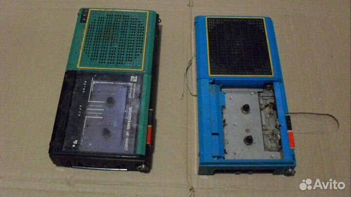 Два магнитофона электроника М-4О2С 1993Г