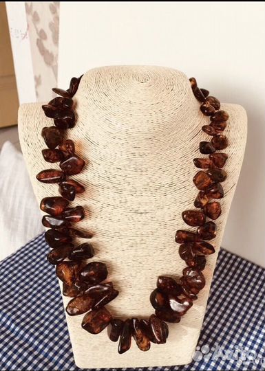 Янтарные бусы СССР