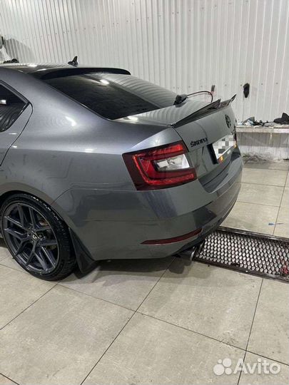 Спойлер skoda octavia a7 (дактейл)