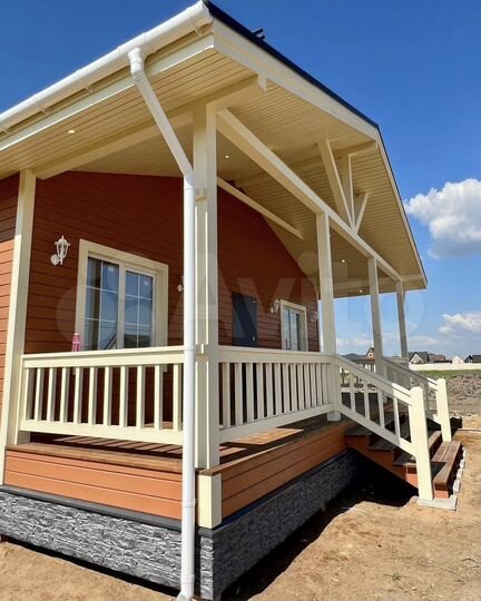 Коттедж 75 м² на участке 6 сот.