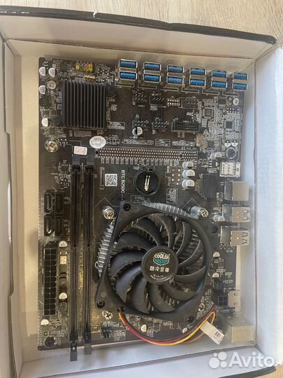 Материнская карта b75 BTC b250c