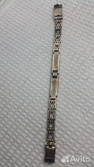 Серебряный браслет для часов