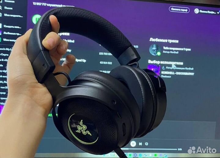Наушники Razer kraken v3 hypersence