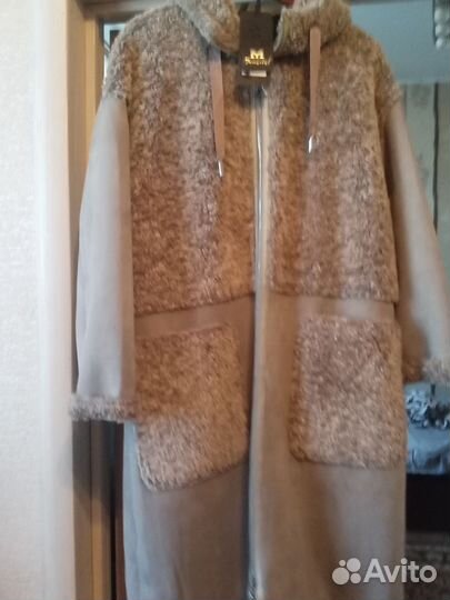 Шуба из эко меха