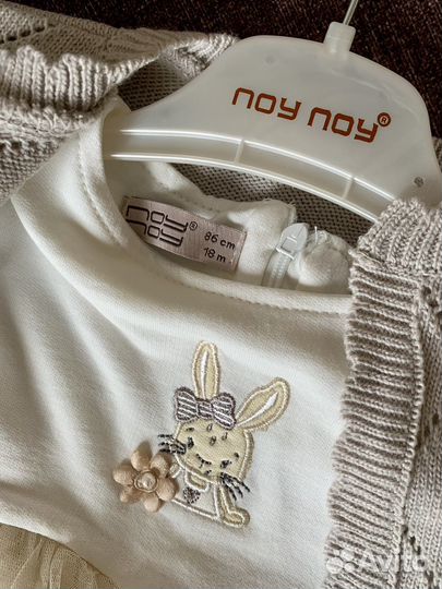 Платье нарядное для девочки 80-86 Noy Noy