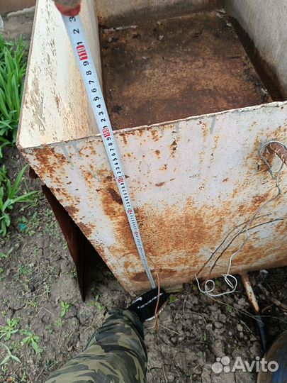 Емкость для воды металлическая бу