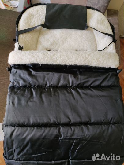 Зимний конверт в коляску