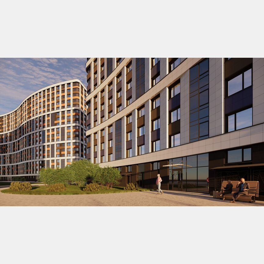 1-к. квартира, 33,1 м², 6/18 эт.