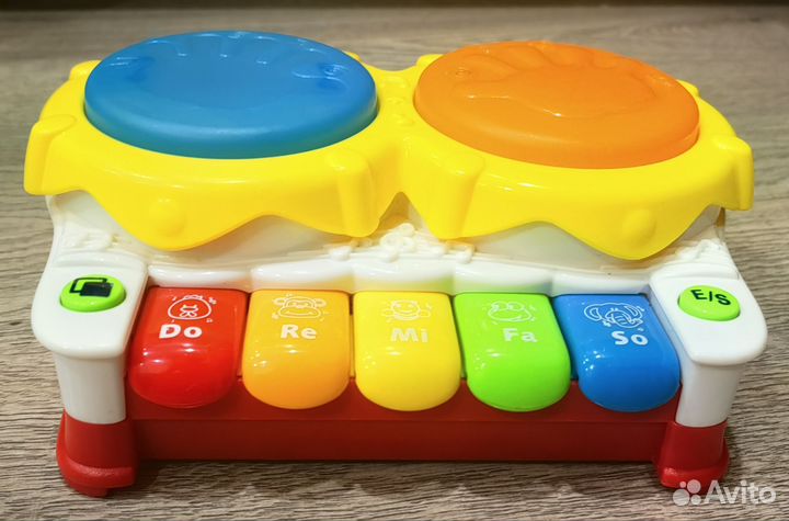 На доставке Барабаны пианино музыкальная игрушка