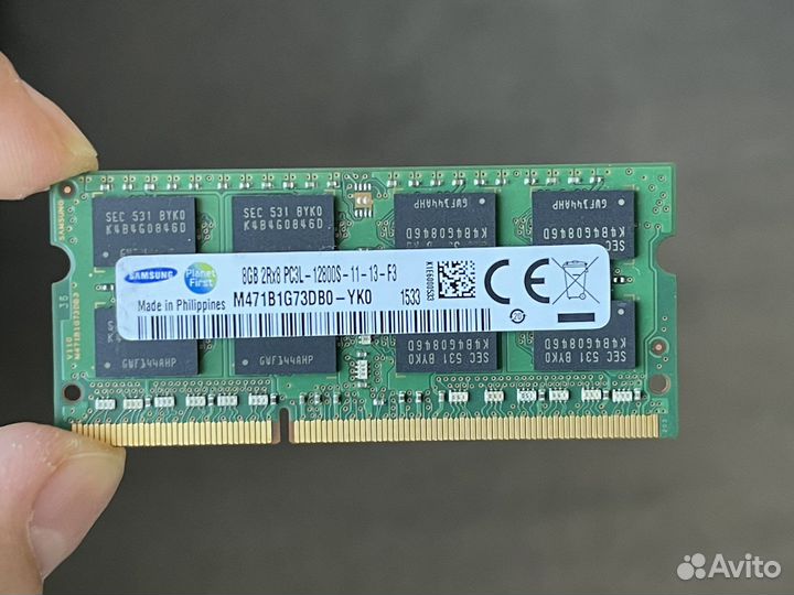 Память SO dimm ddr3l PC3L 4/8gb Samsung SKhynix
