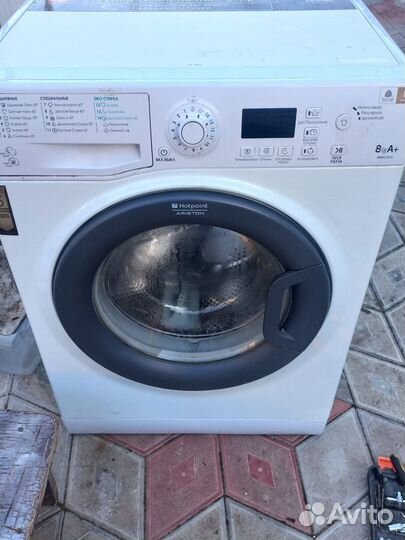 Стиральная машина бу hotpoint ariston 8 кг