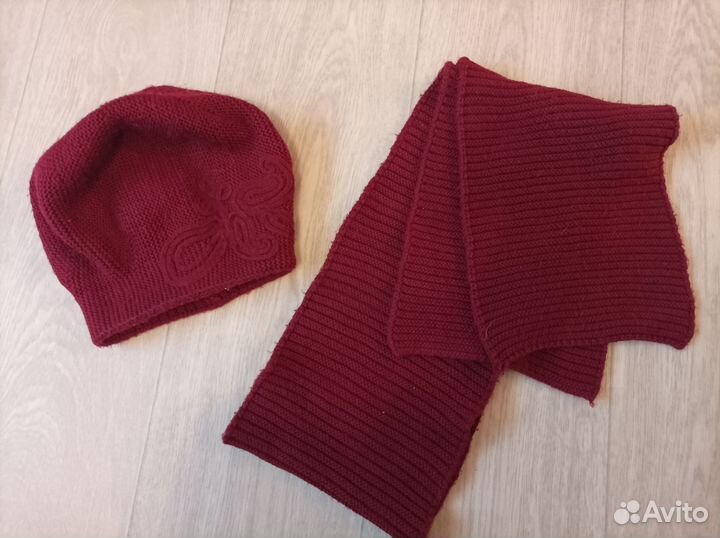 Комплект зимний - шапка и шарф