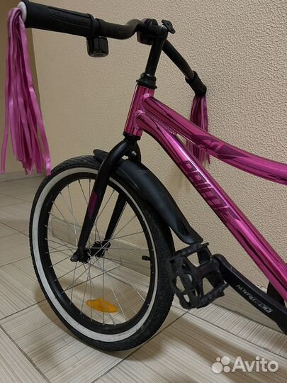 Велосипед novatrack 20 prime розовый металлик