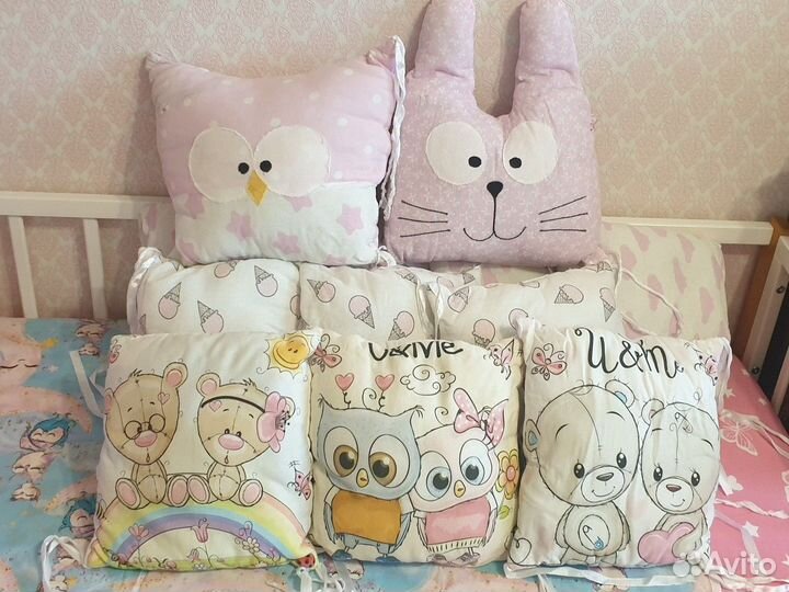 Бортики в детскую кроватку