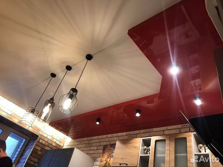 Натяжные потолки, ремонт потолков