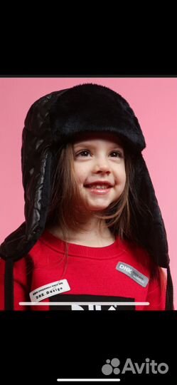 Шапка ушанка от бренда днк