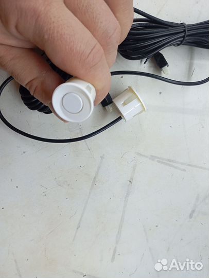 Датчик парктроника, белый, 22мм