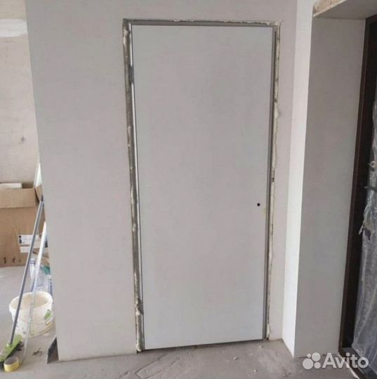 Скрытая межкомнатная дверь под покраску