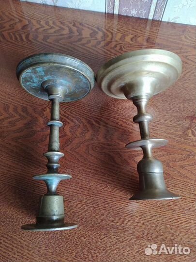 Подсвечник латунь на одну свечу