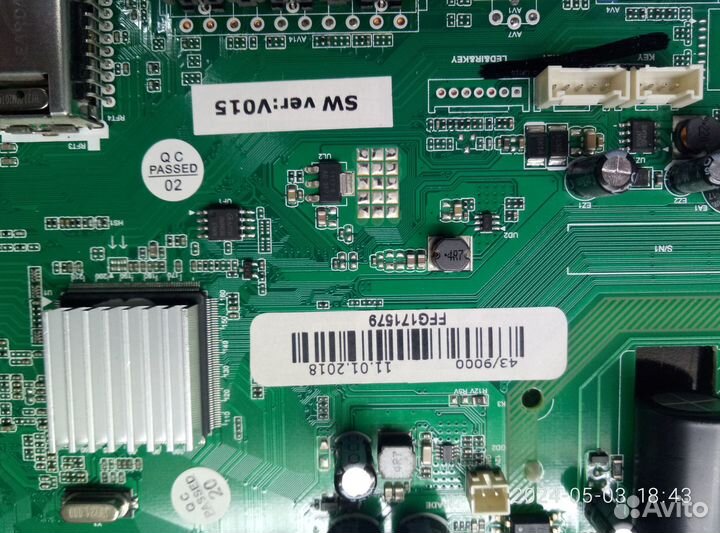 Плата main от artel 43 A9000. Гарантия