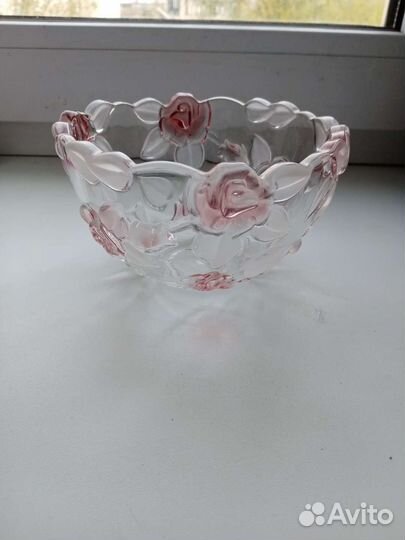 Хрустальные чаши, хохлома