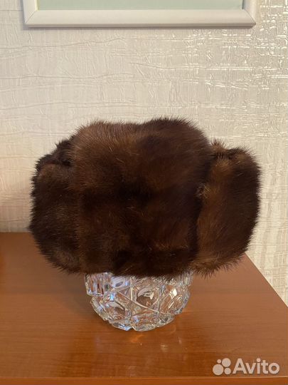 Норковая шапка мужская, разм. 56