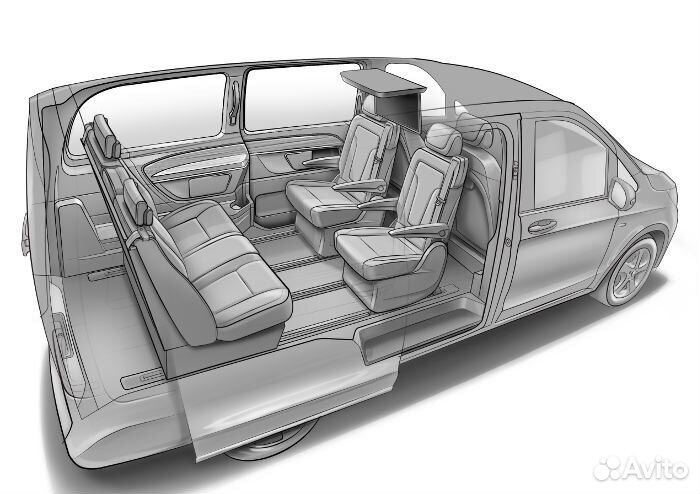 Электропривод для Mercedes Benz V-Class W447 2015