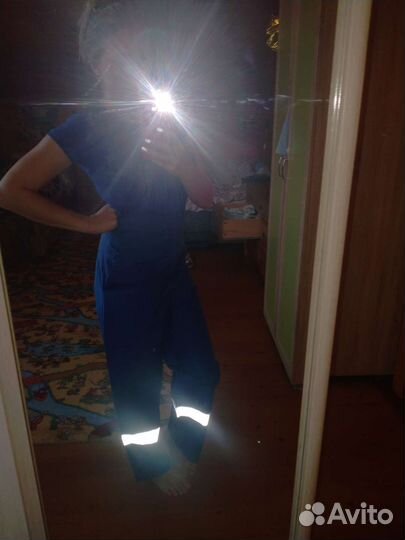 Синий комбенизон спецодежда скорая помощь