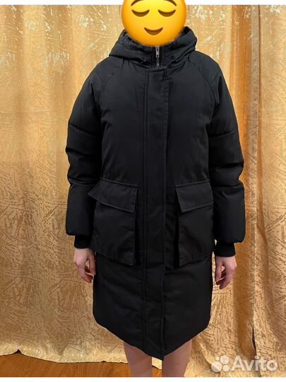 Куртка зимняя удлиненная, размер 38-40