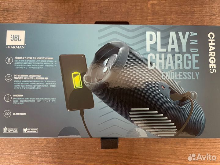 Новая портативная колонка jbl charge 5