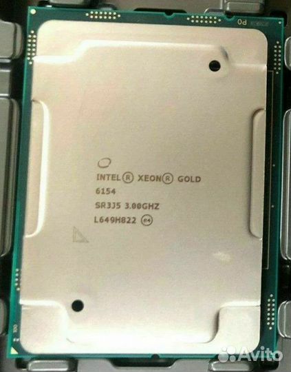 Процессор Intel Xeon Gold 6154 18 ядер 3,0-3,7