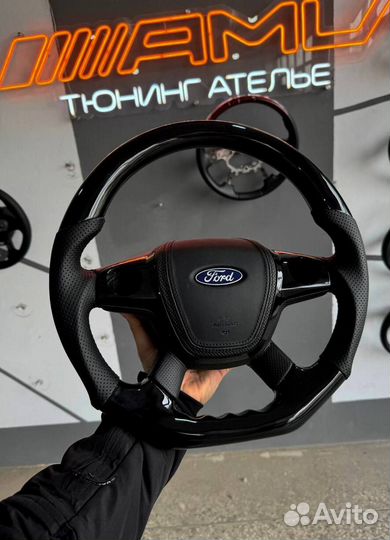 Анатомический руль на Ford focus 3 стиль:спорт