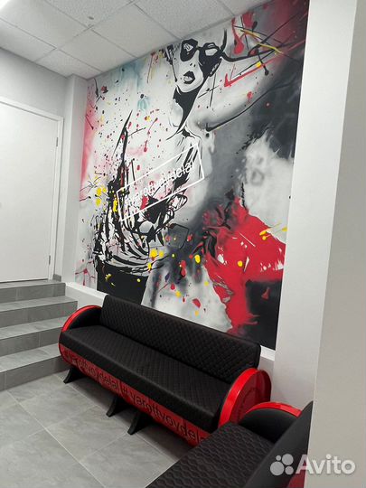 Диван из бочек/LOfT