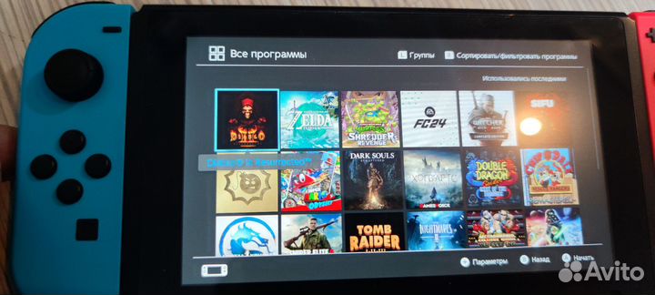 Игровая приставка nintendo switch прошитая