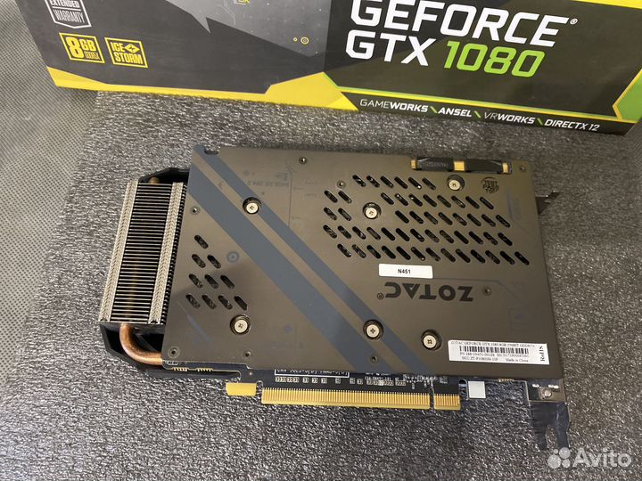 Видеокарта Zotac gtx 1080