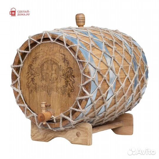 Дубовая бочка, объем 20 литров