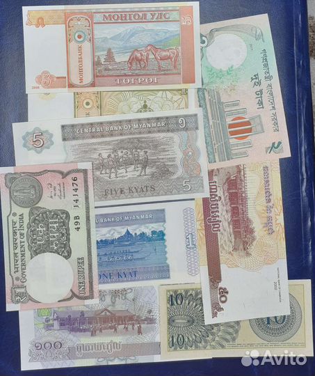 Банкноты, купюры разные, состояния 