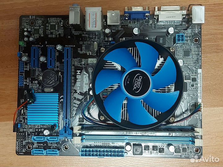 Сборка на материнской плате asus H61M-K